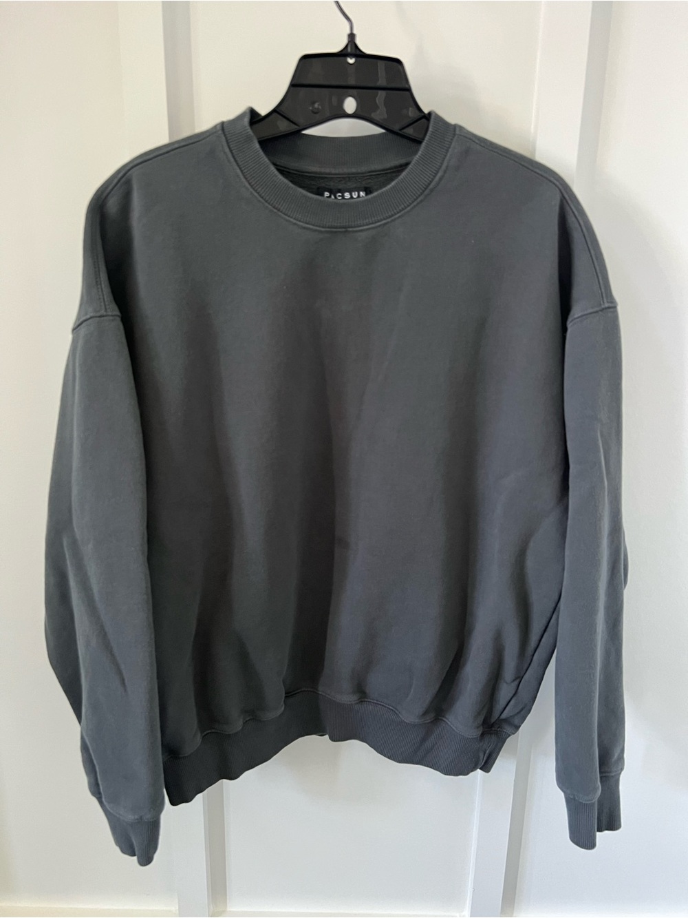 PacSun Men's Dark Gray Crewneck Pullover